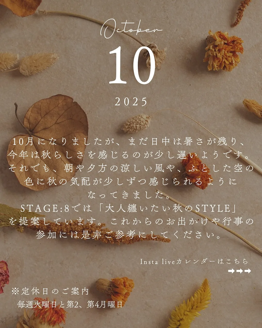 10月になりましたが、まだ日中は暑さが残り、