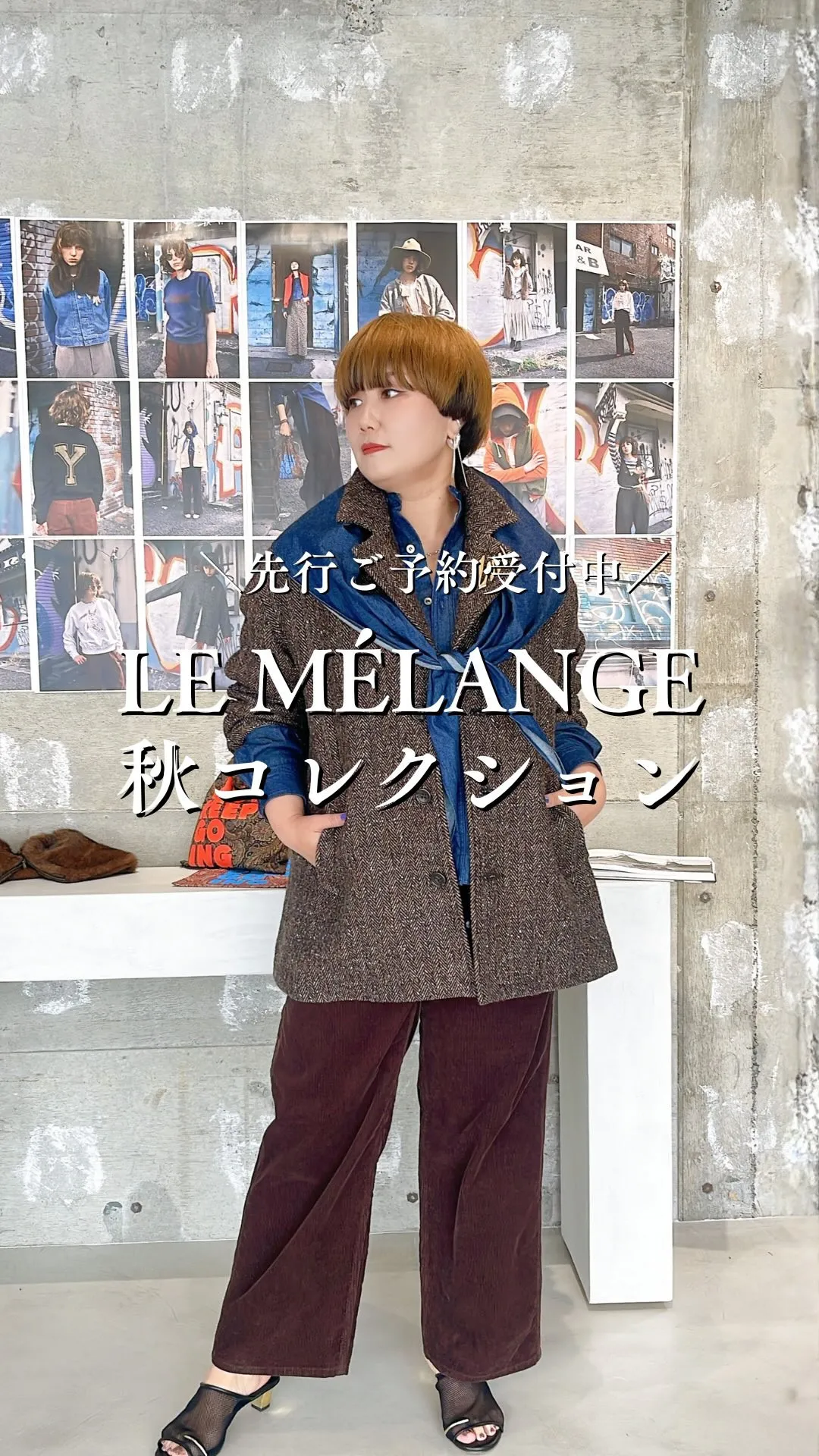LE MÉLANGE秋コレクション
