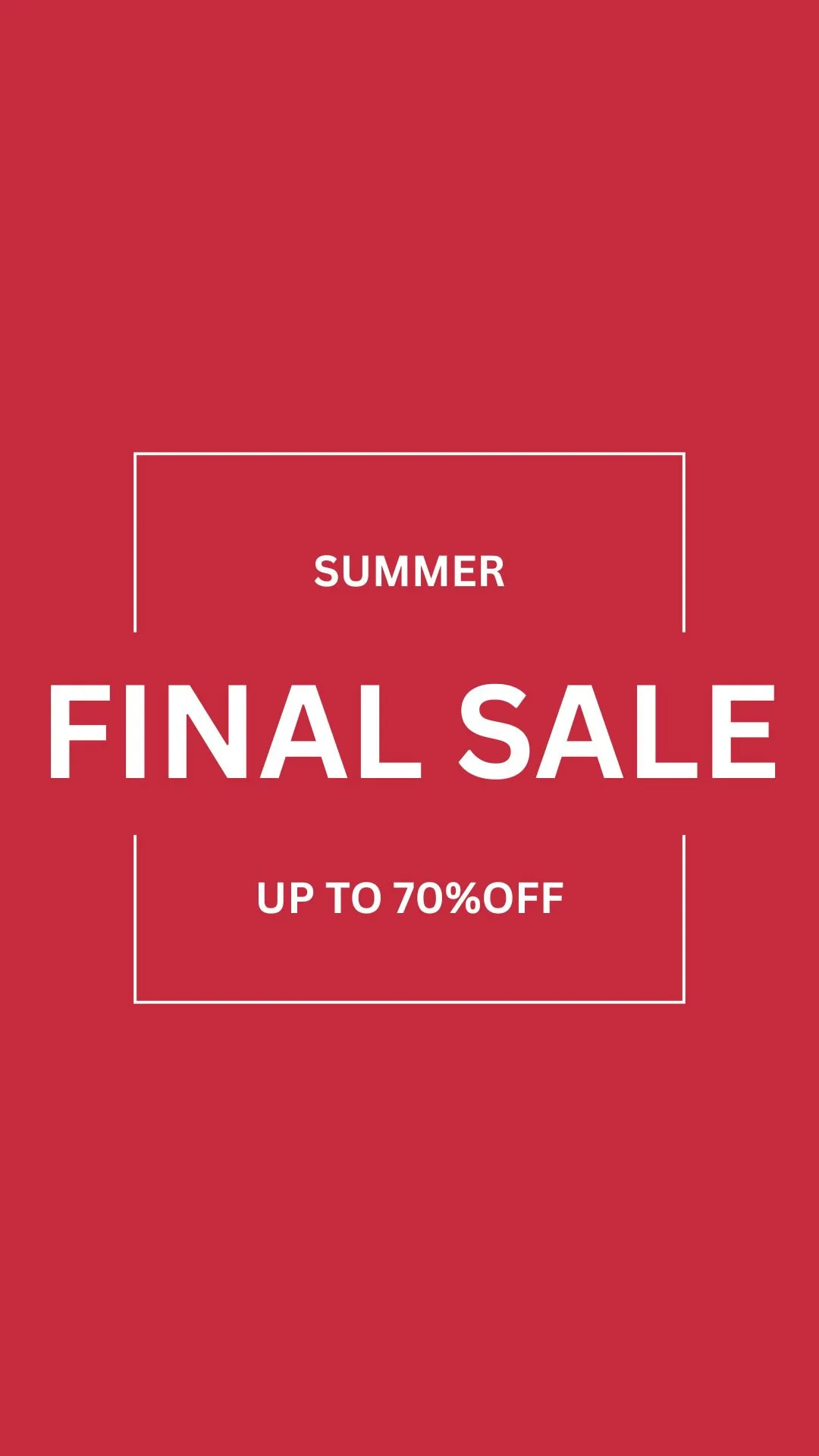 SUMMER FINAL SALE